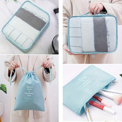 9 PCS Travel Luggage Bags Dustproof Clothes Bags