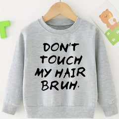 Boys Casual Sweatshirt Long Sleeve Top Kids Clothing Outdoor