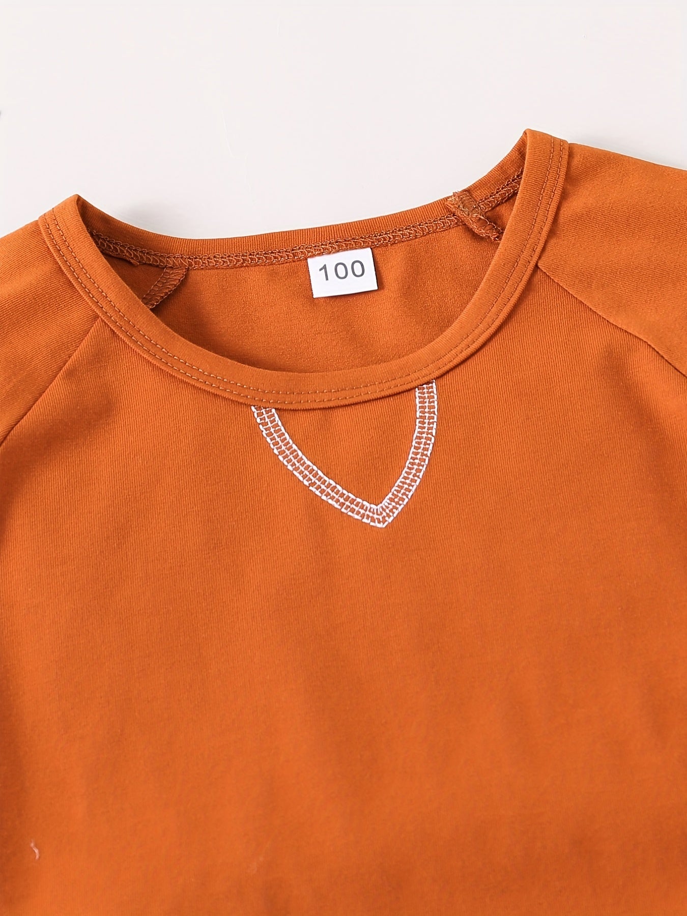 Boys Casual Outfit Round Neck T shirt & Shorts For Summer Kids Clothes
