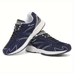 Men's Mesh Running Shoes Breathable Lace Up Sneakers for Outdoor Activities