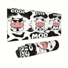 Cow Desk Accessories with Gel Wrist Support Ergonomic Gaming Mouse Pad Rest