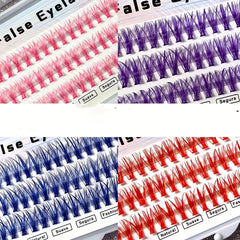 Colorful Lash Clusters 180 Pcs 12mm 30D Curl DIY Eyelash Extensions