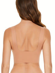 Lace Wireless Bra Wide Straps Lingerie