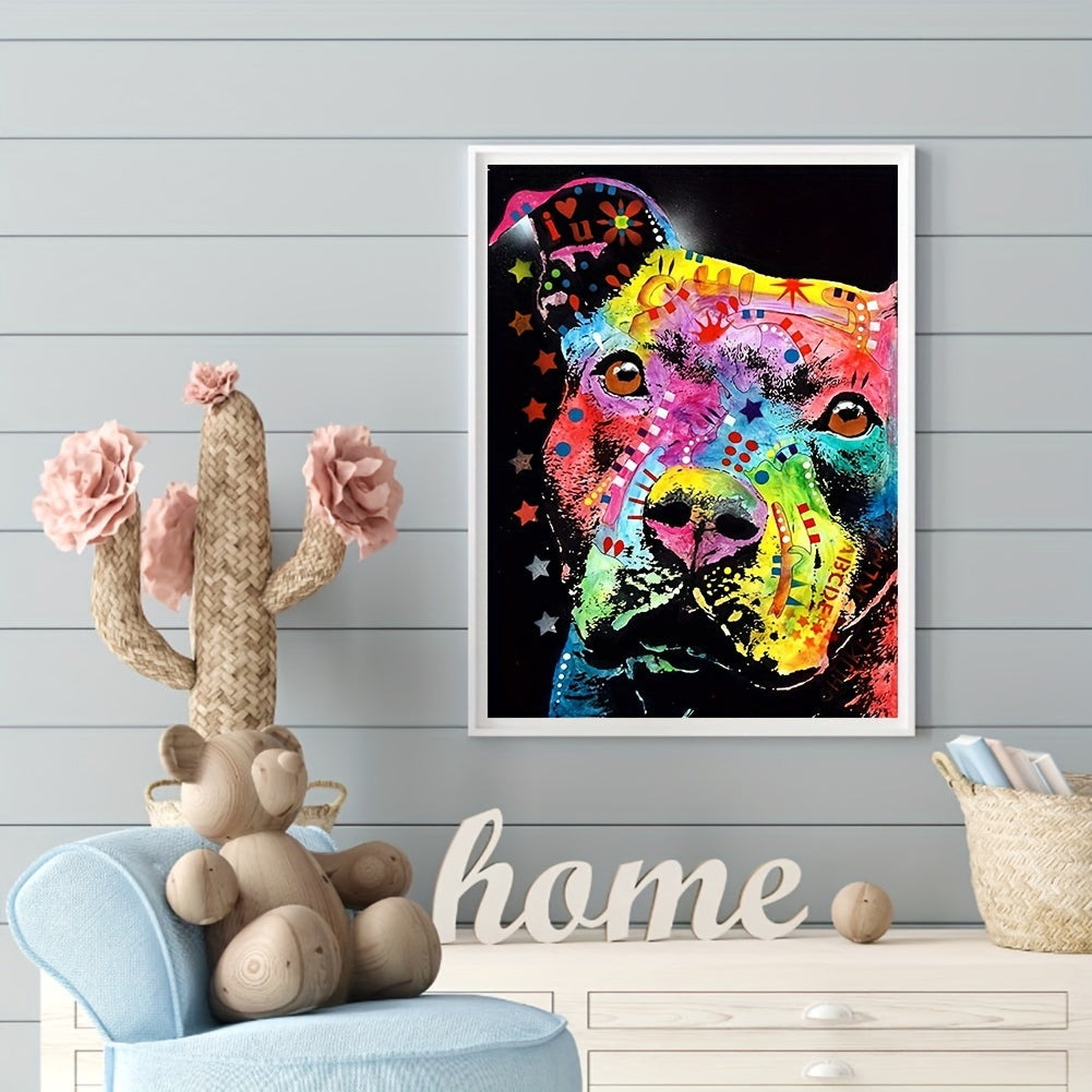 5D Dog Diamond Painting Kit for Adults and Children - DIY Diamond Art Kit