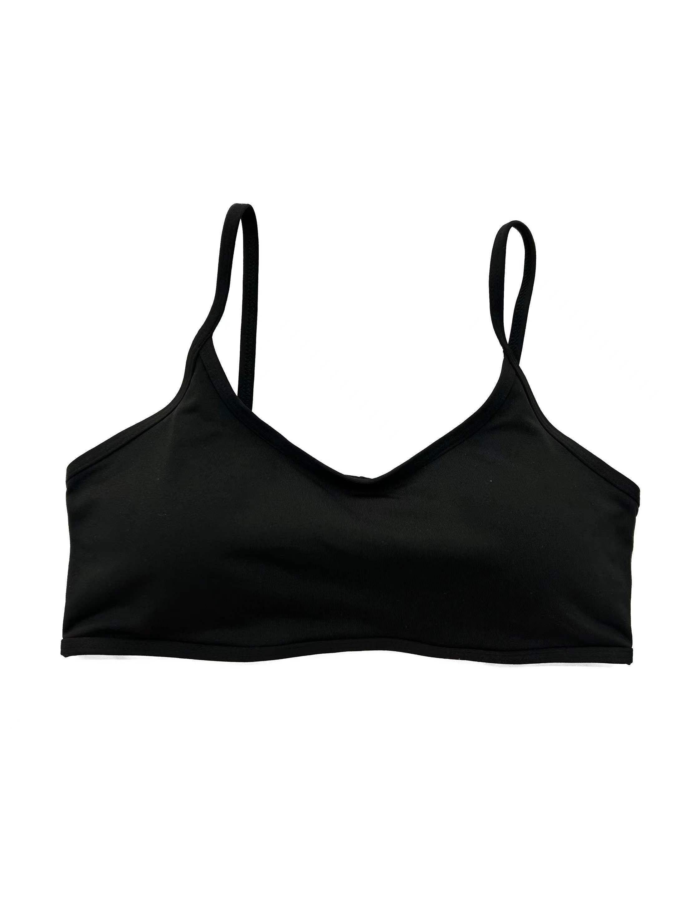 Solid Sexy Sports Set: Bra & High Stretch Briefs
