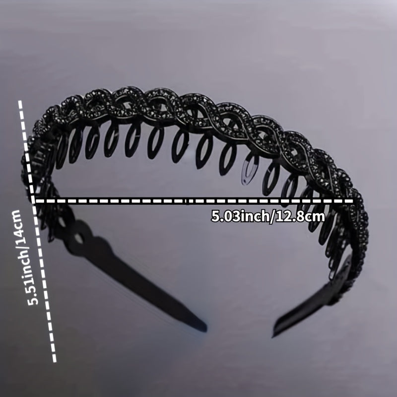 Red Waves Hair Band Anti-Slip Face Washing Hair Clip
