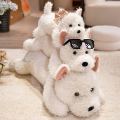 16.93In Cartoon Westie Dog Plush Toy - Home Decor & Gift