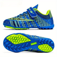 Kid's Turf Football Boots with Fastener Outdoor TF Soccer Cleats