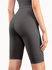 Breathable Yoga Seamless Shorts High Waist Tummy Control Running Shorts