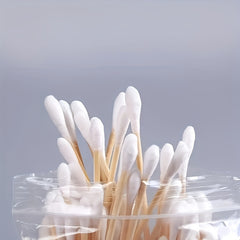 100pcs Cotton Swabs for Makeup and Earwax Removal
