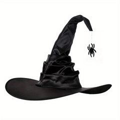 1pc Halloween Pleated Witch Hat Party Holiday Supplies