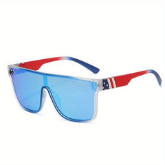 Square Frame Polarized Sunglasses Men's Unisex UV Protection