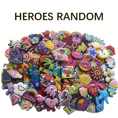 Cartoon Heroes Shoe Charms for Crocs - Party Favors Shoe Decorations