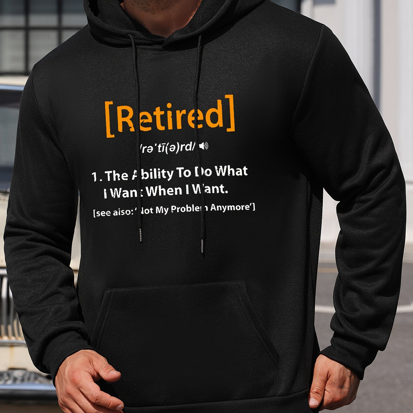 Men's Hooded Sweatshirt for Autumn Winter