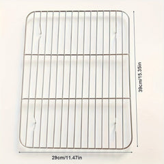 Stainless Steel Baking Rack Set 201 Mesh - Large & Small - 2 Racks