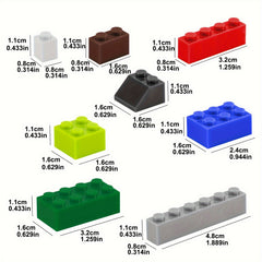 500pc Small Building Blocks Colored Bases for DIY Creativity