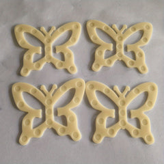 4pcs Butterfly Back Bra Control Clips Anti light Cross Buckles
