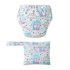 Stylish Swim Set with Trunks, Suit & Bag