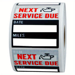 100pcs Car Change Repair Reminder Window Sticker Self adhesive Label