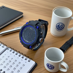 LASIKA Boys' Digital Sports Watch Alarm IPX7 Waterproof Swimming Step Counter