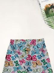 Butterfly Graphic Leggings Girls All Seasons Gift