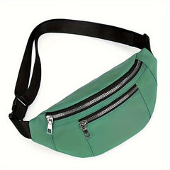 Waterproof Solid Waist Pack Crossbody Bag Outdoor Sports