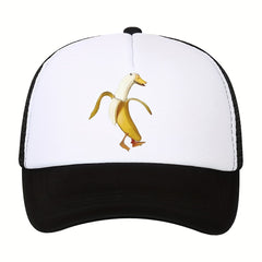 Duck Print Baseball Cap Sunshade Sunscreen Casual Hip Hop Trucker Hat