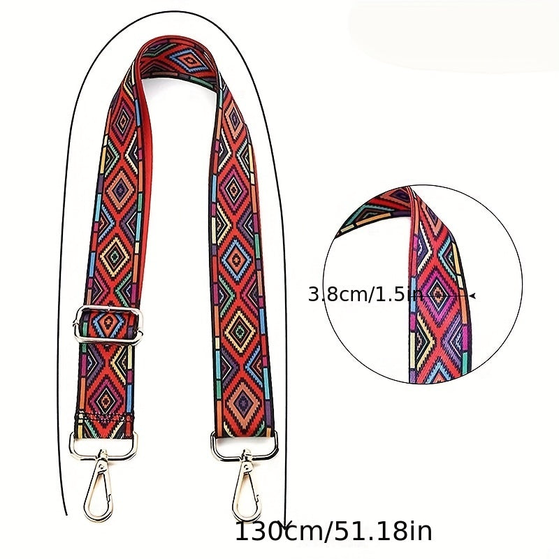 Ethnic Style Shoulder Strap Bag Accessories Replacement Belt