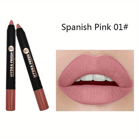 Matte Lipstick Pen Lip Liner Waterproof Long Lasting