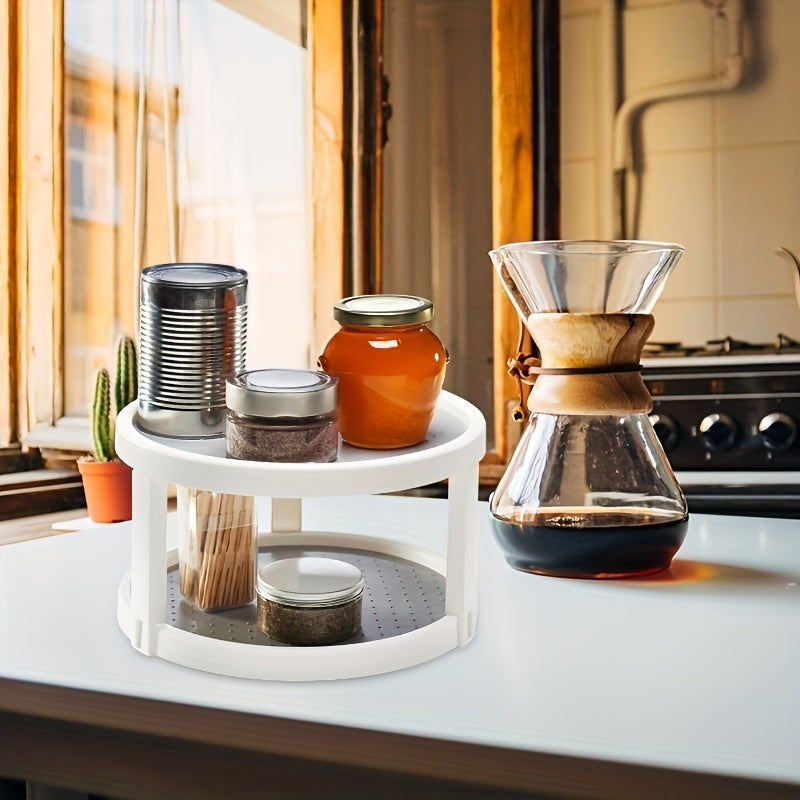Multifunctional Rotatable Seasoning Storage Box for Home Kitchen