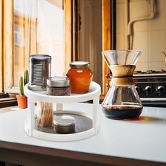 Multifunctional Rotatable Seasoning Storage Box for Home Kitchen