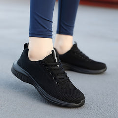 Women's Flying Woven Comfort Running Shoes Lightweight Sports Sneakers