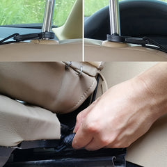Car Seat Safety Double Layer Storage Mesh Helmet Bag
