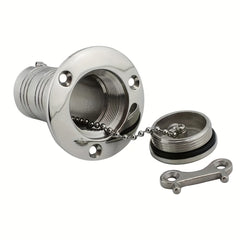 Marine Boat Deck Fuel Filler With Key Cap Stainless Steel