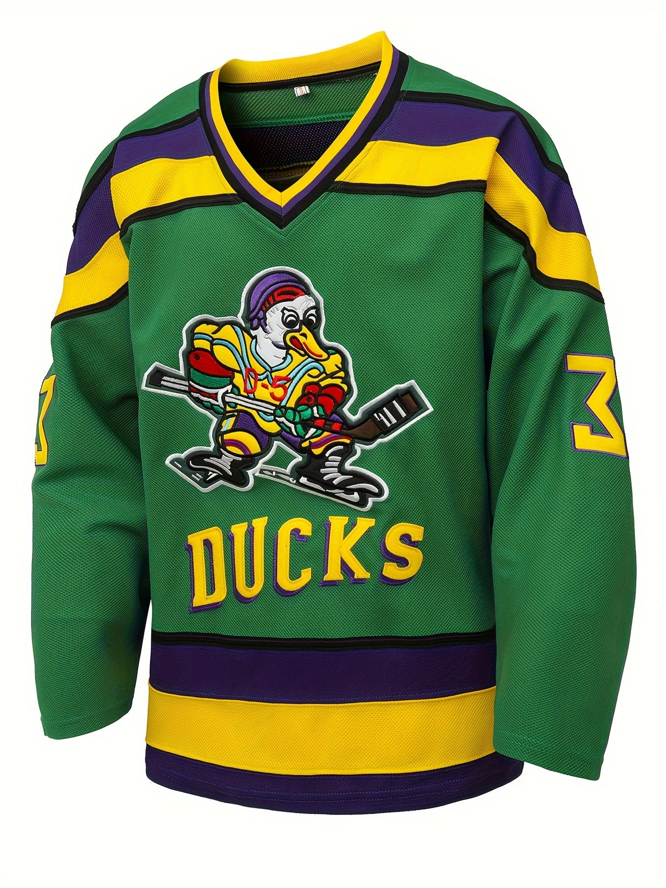 Men's Vintage Style Ice Hockey Jersey Long Sleeve Uniform