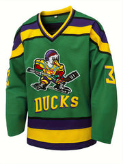 Men's Vintage Style Ice Hockey Jersey Long Sleeve Uniform