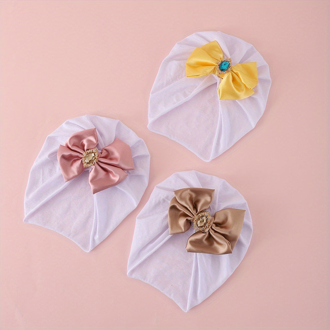 3pcs Toddler Indian Hat With Bow For Children