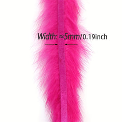 12 Colors Straight Cut Zonker Strips Hare Hair Fur Fly Tying Materials