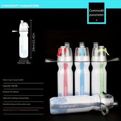 500ml Cycling Sports Water Bottle PE Double Wall Plastic Water Cup