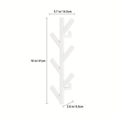 Modern Vertical Coat Rack Wall Mounted 40 64 Cm Metal Hat Rack For Wall
