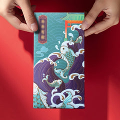 6pcs Chinese Red Envelopes for Spring Gifting & Decoration
