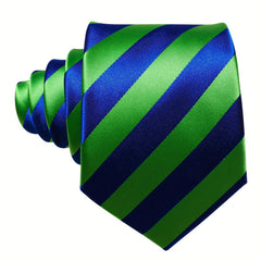 Barry Wang Wide Striped Tie Set for Evening Performances