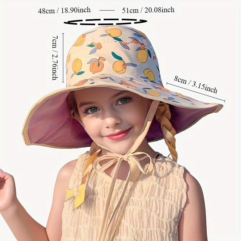 Kids Sun Hat Wide Brim UV Protection Baby Hat