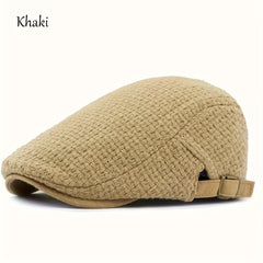 Men's Winter Berets Hat Outdoors Warm Newsboy Caps