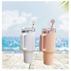 Flower Shaped Silicone Straw Cover Reusable Stopper Dustproof Leakproof Plugs