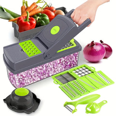 Portable 14-in-1 Vegetable Cutter for Camping