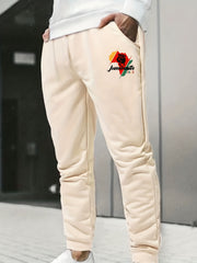 Africa Territory Men's Drawstring Sweatpants with Pocket