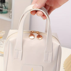 Makeup Bag Travel Case With Handle Large Capacity Toiletry Bag