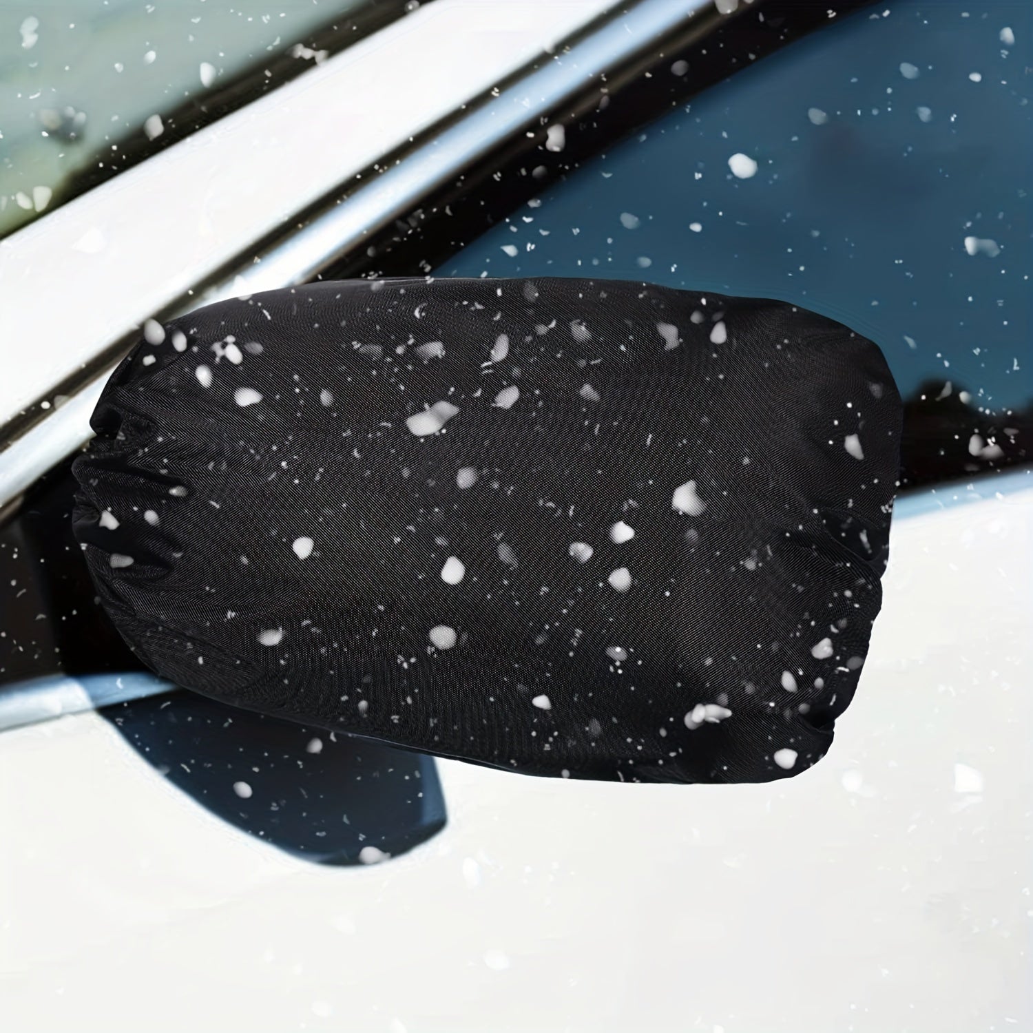 2pcs Side View Mirror Cover Auto Rearview Protection Cover Universal Size