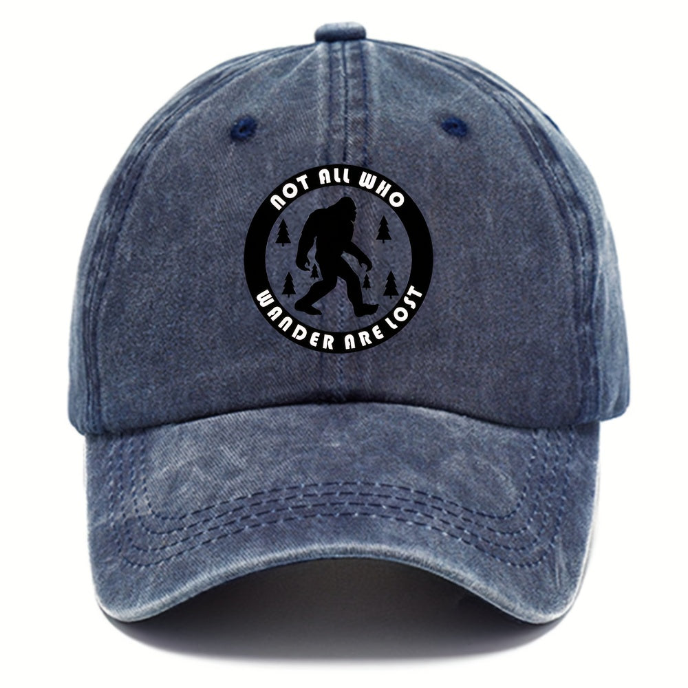 Washed Cotton Baseball Cap Sun Protection Hat Adjustable Size